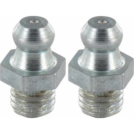2x graisseur M7x1 angle 180° embout graissage pompe à graisse manuelle hydraulique tracteur engin agricole tractopelle
