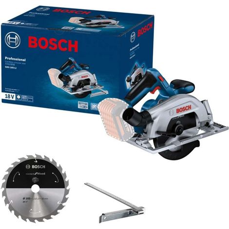 Bosch – Scie circulaire sans fil 18V – Profondeur de coupe 65mm – Moteur Brushless – Pour bois dur et teck – Technologie XPT