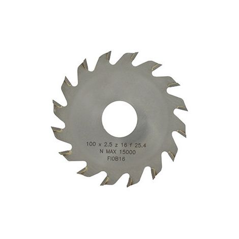 Lame à Pointes Carbures 16 Dents ø Extérieur 100mm Et Alésage 25,4mm Pour Système De Coupe Avec Tête Universelle 1603095.
