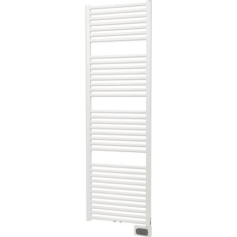 Irsap – Sèche-serviette mixte 860 W – Dimensions H. 1720 x L. 530 x P. 30 mm – Acier tubes ronds Ø23 mm – Résistance digitale IR IP44
