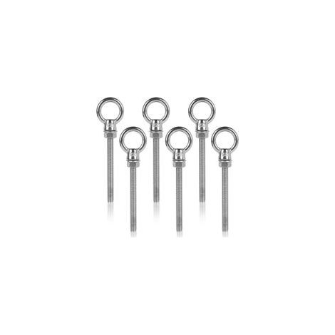 Boulons à Œil M10x100mm Vis en Acier Inoxydable 304 avec Piton à Visser pour Fixation et Ancrage