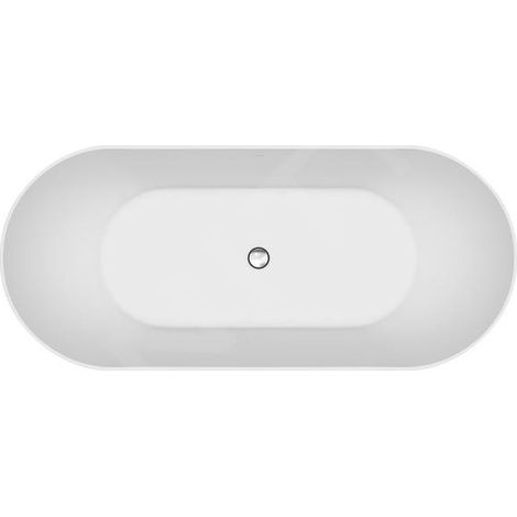 Cersanit Inverto - Baignoire en îlot, 180x80 cm, pieds inclus, blanc S301-372 (1/3)