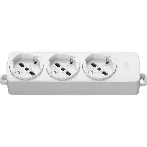 Presa Multipla 3 Universale Bianco VIMAR 01287.NC.B