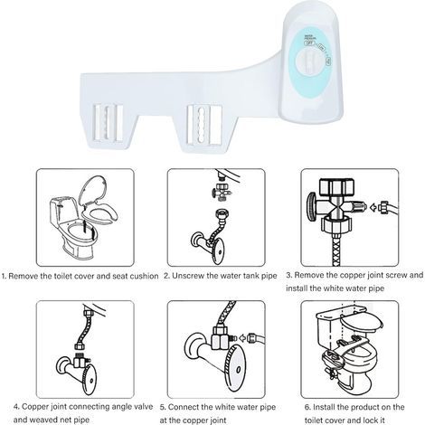 HONORNIC - La buse autonettoyante des toilettes est pratique, efficace et réglable, ce qui la rend adaptée à l'hygiène féminine. (1/4)