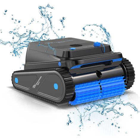 EVERCROSS BOT Robot Piscina Limpiafondos y Paredes U8 Negro