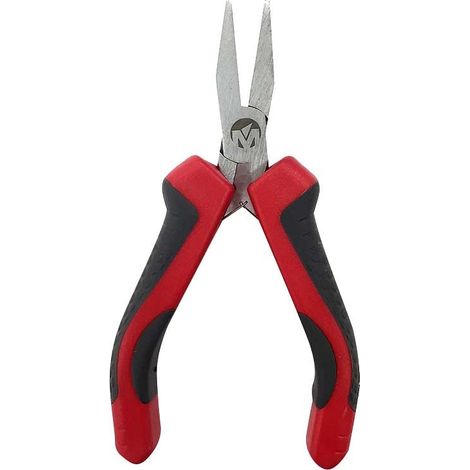 Pinza mini a becchi piatti dritti 120mm cr-v