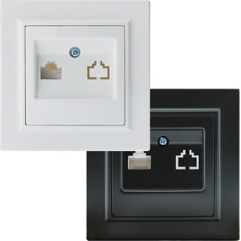 Module de prise Internet - EP Noir - Ledme - EP-41-B (1/5)