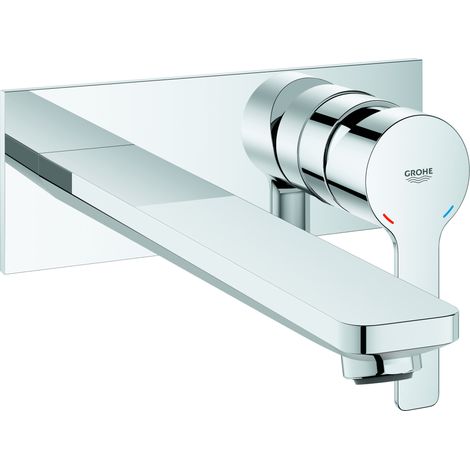 Grohe – Mitigeur de lavabo monocommande 2 trous 23444001 – Finition chrome – Entraxe 110 mm – Saillie 207 mm – Économie d'eau 5 l/min (1/10)