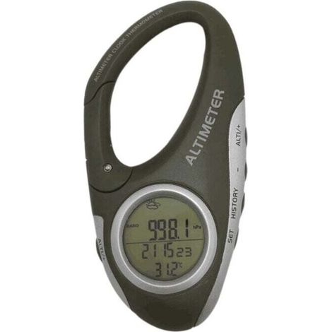 Barómetro, altímetro, termómetro, pronóstico del tiempo, monitor para XU, escalada, camping, deportes al aire libre, multifunción con retroiluminación - KZQ (1/4)