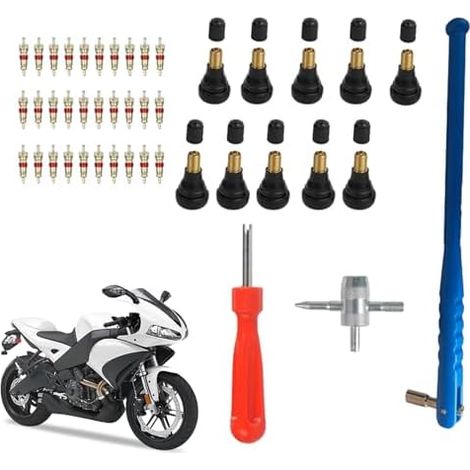 Outil Pour Supprimer La Valve De Pneu - Outils D'installation Noyau Roue Kit Suppression Véhicule,Pour Moto Automobile Camion Vélos SUV Atelier Garage (1/5)