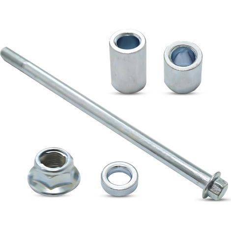 12mm 210mm Front Rear Axle for Pit Dirt Bike Quad ATV Mini Bike Parts 50cc 110cc with Bushing 5mm 20mm 30mm (1/5)
