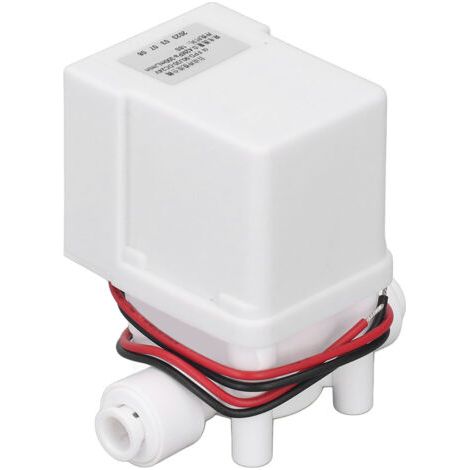 Électrovanne électrique pour tuyau PE de 1/4 pouces, Type à diaphragme DC 24V, eaux usées pour purificateur d'eau.