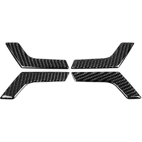 4-teiliges Set Türgriff-Innenverkleidungen aus Kohlefaser für Mercedes W204 2005-2012