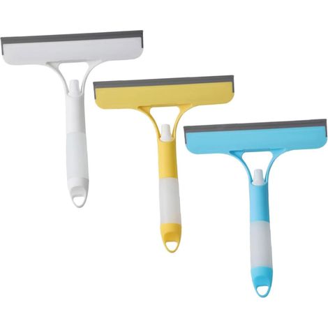 3 raclettes lave-vitres, plastique/pulvérisateur, pour vitres (1/5)
