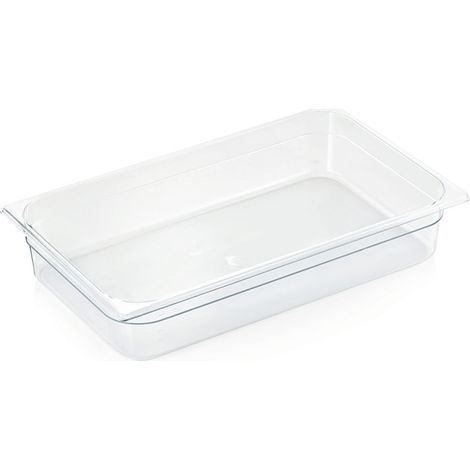 Bac GN 1/1 polycarbonate H 65 mm 9 ltr transparent GN 94 - Was Germany (1/2)