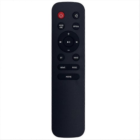 Ersatzfernbedienung für Heimkino-Soundbars, kompatibel mit verschiedenen Modellen, komfortable und präzise Fernbedienung. (1/5)