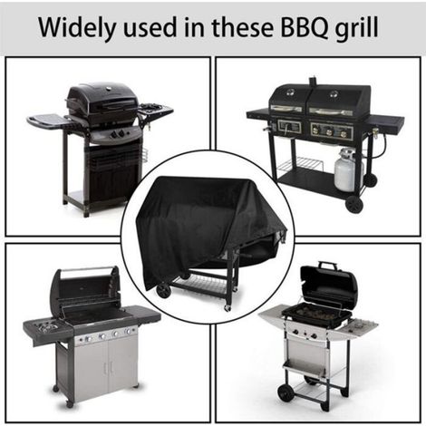 Housse Barbecue - Impermeable - Universelle Pour Barbecues Exterieurs - Taille L 170x61x117 Cm (1/5)