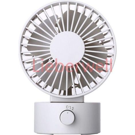 15W Energy ATELIX Portable Handheld Desk Pocket Fan USB Rechargeable Lightweight for Bedroom, Mini USB Interface, Saving