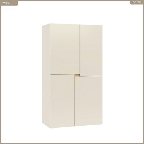 Armoire - H.184 x L.100 x P.57 - PYRE - CACHEMIRE (1/4)