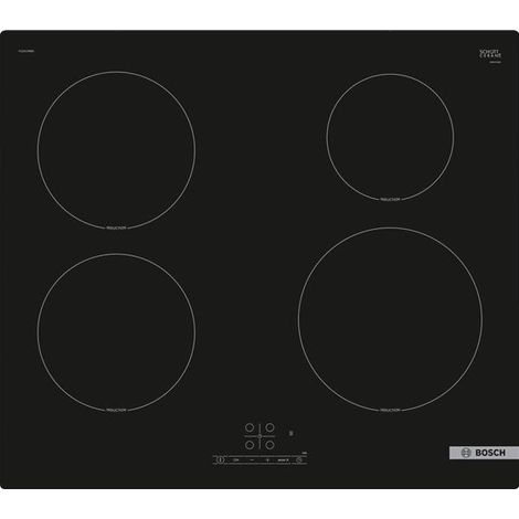 piano cottura a induzione 60 cm 4 fuochi 4600 w nero - PUE61RBB5E - Bosch