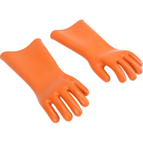 Gants isolants haute tension 35 kV, gants spéciaux en caoutchouc pour électriciens, gants de protection isolants 35 kV pour travaux sous tension (1/5)