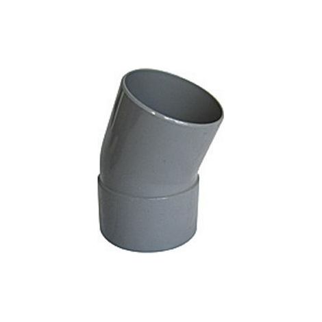 COUDE PVC A 20° POUR EVACUATION MALE FEMELLE (1/3)