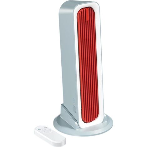Ventilatore a Torre Senza Pale – 5 Velocità, Oscillante, Touch LED – Design Moderno e Silenzioso in Plastica Resistente – Ideale per Camera da Letto e Ufficio (1/5)
