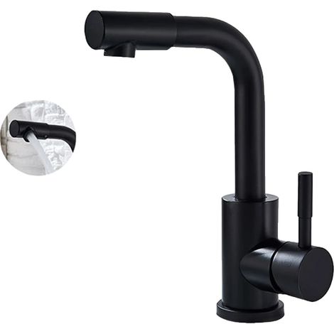 Robinet de Salle de Bain, Design Adapté aux Enfants, Fini en Nickel Brossé (1/2)