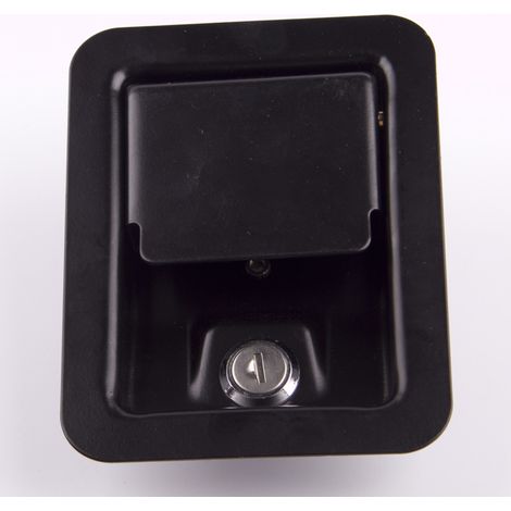 Silent four-corner lock for generator (large size, 109 x 140 mm) - Door lock for diesel generator - Panel lock