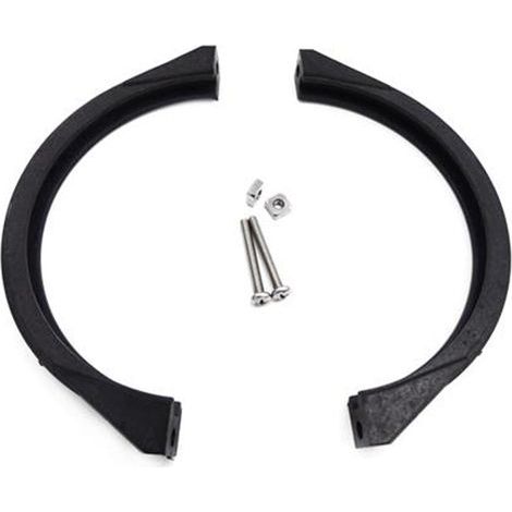 Ubbink – Bride de serrage pour filtre à sable PoolFilter Ø 400-600 mm – Visserie incluse – PVC noir pour filtration efficace