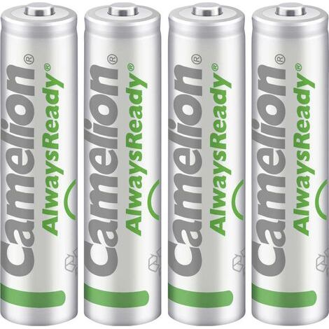 Camelion AlwaysReady Solar Pile rechargeable LR3 (AAA) NiMH 600 mAh 1.2 V 4 pc(s) (1/4)