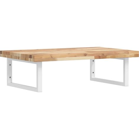 Maison Exclusive - Waschbeckenregal Wandmontage Stahl und Akazien