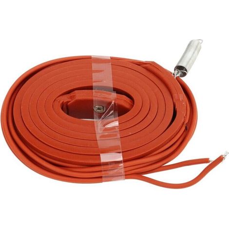 AC220V Câble Chauffant Flexible Autorégulant Ruban Chauffant Ceinture Chauffage par le Gel pour Climatisation Compresseur Tuyau D\'eau 75W (1/5)
