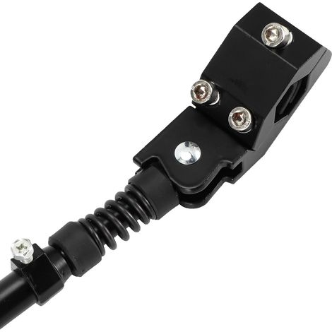 Béquille latérale ajustable pour vélo [Black] [Aluminium] adaptable 16in 20in 24in 26in 700c (1/5)