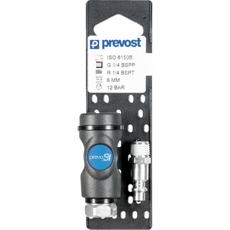 Raccord fileté femelle 1/4" avec embout fileté 1/4" femelle - PREVOST