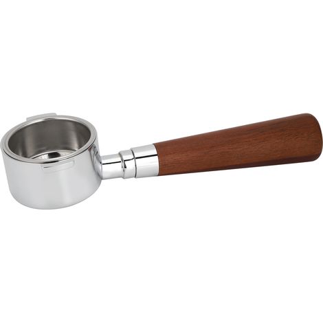 Machine à café en acier inoxydable 304 avec poignée en bois, poignée double ou triple, poignée sans fond, poignée de 51 mm, poignée double en palissandre de 51 mm. (1/5)