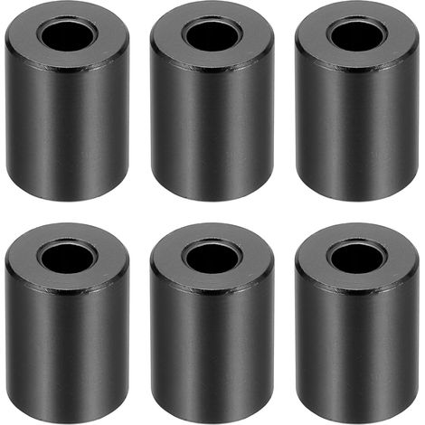 6 Pièces Entretoises en Aluminium M6 Entretoise en Aluminium Noire (1/5)