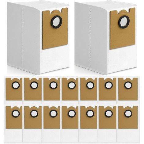 Lot de 16 sacs à poussière pour aspirateur robot Lefant M2 Pro, M2S Pro et M2 Plus. Sacs grande capacité pour aspirateur domestique. (1/5)