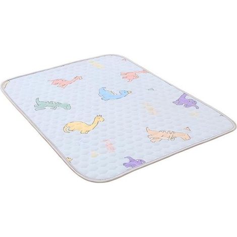 Alfombrilla refrescante de seda helada para mascotas, S, 40x30 cm, Alfombrilla refrescante de verano, Recomendada para mascotas de hasta 1,5 kg (1/5)