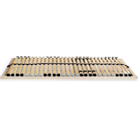 Maison Exclusive - Lattenroste 2 Stk. mit 28 Latten 7 Zonen 70x20