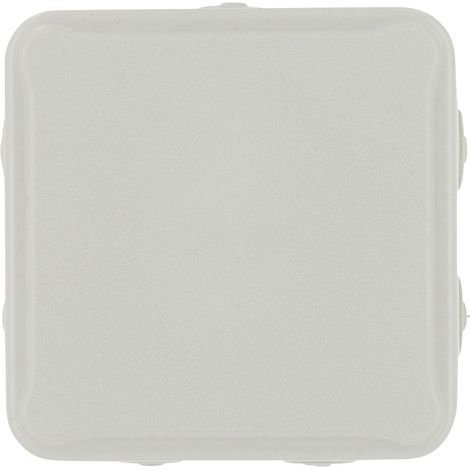 Aufputz- Abzweigdose IP54, 84 x 84 x 50 mm, grau Schalterdosen & Abzweigdosen (1/3)