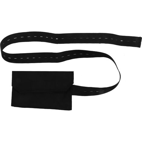 Ceinture de protection ajustable pour cathéter de dialyse péritonéale à bouton (Noir) (1/5)