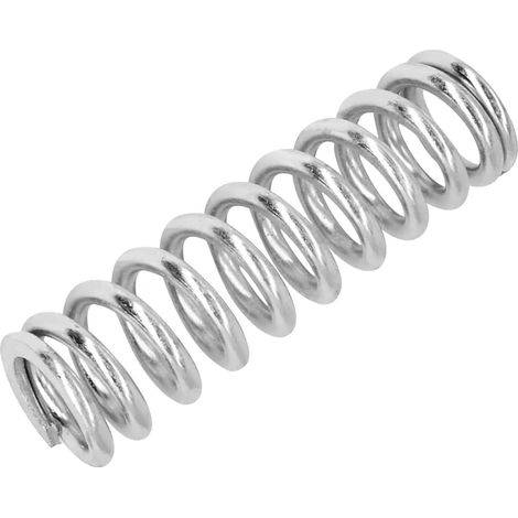 Schraubenfeder – 1 Stück – Verzinkter Stahl – Hohe Korrosionsbeständigkeit – Für Heimwerker, Auto und Garten – 1,8 x 18 x 80 mm (1/3)