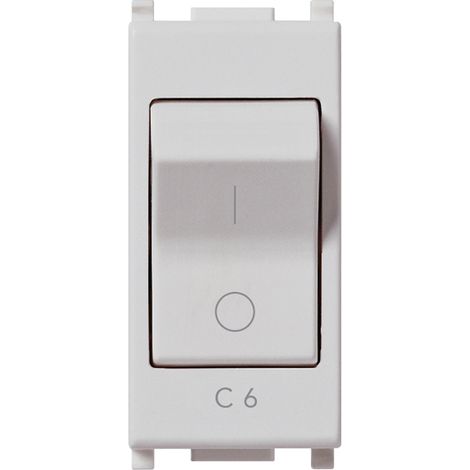 VIMAR - 14405.06.SL MT Interrupteur 1P+N C6 120-230V Argent