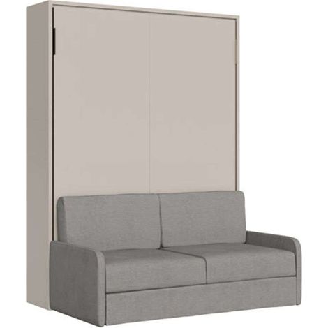 Letto matrimoniale verticale a scomparsa Versia 160 Bianco