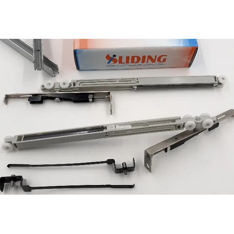 KIT SCORREVOLE SLIDING mod.COLIBRI' BAIONETTA + 2 DECELERATORI