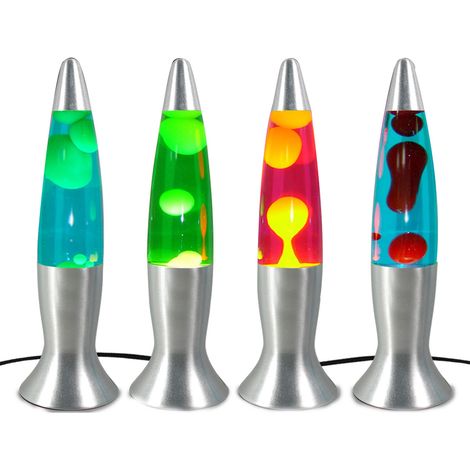 Signes Grimalt Lámpara De Sobremesa Muebles  Lámparas Lava Lamparas Multicolor 10x10x40cm 83627