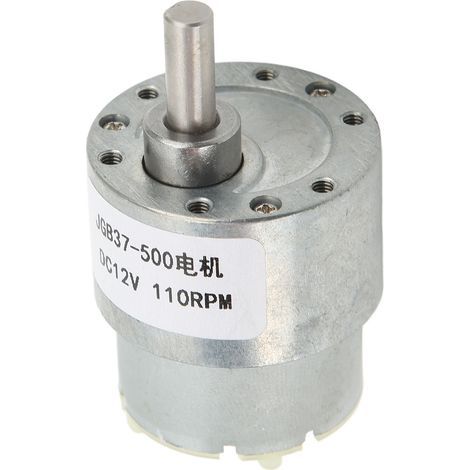 Getriebemotor Gleichstrom 12 V 110 U/min Drehzahlreduzierung Selbsthemmender Turbinen-Schneckengetriebemotor für Maschinen (1/5)