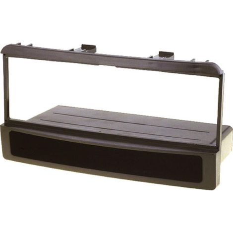 Facade Autoradio FA72K compatible avec Ford Mazda 88-06 Avec vide poche Noir