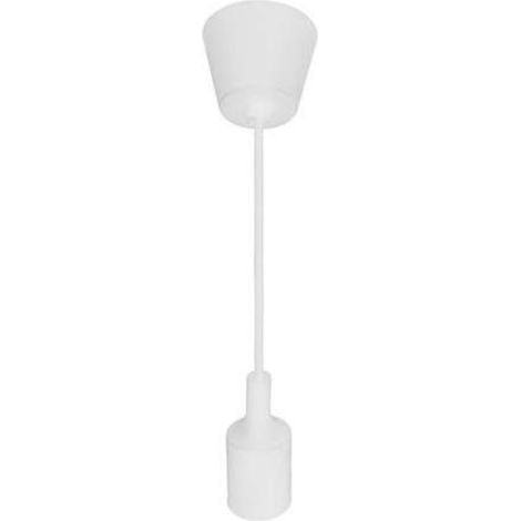 Suspension câble blanc 1m E27 IP20 max 60W – Ajustable pour ampoules design – Installation individuelle ou en série – Norme CE et RoHS – Horoz Electric